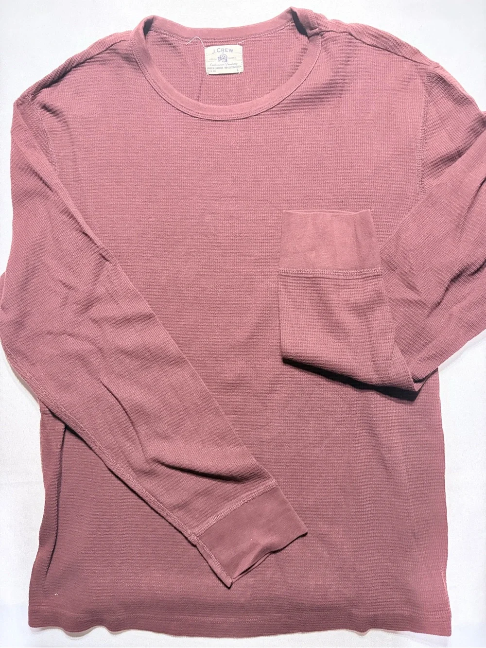 J. Crew waffle knit